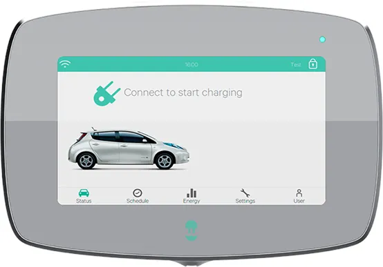 Wallbox Commander 2 ladeboks med Wi-Fi, 22 kW, 5 meter, Type 2, hvid